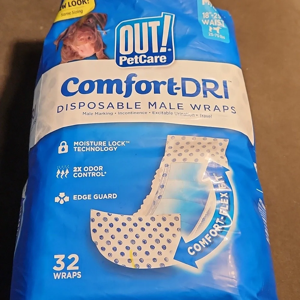 [FB] OUT PETCARE 23 disposable dog diapers M/L wraps 18-15